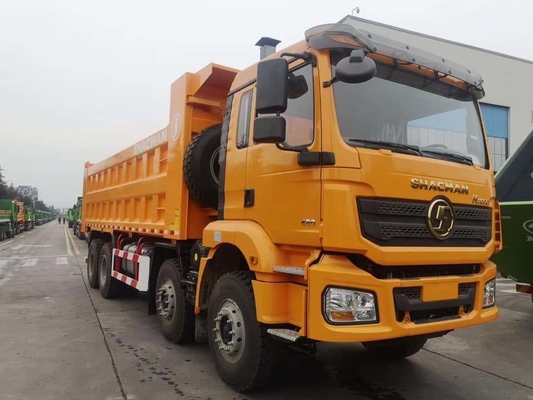 Shacman H3000 Usado 8X4 12 ruedas camión de descarga con levantamiento hidráulico de volante ventral