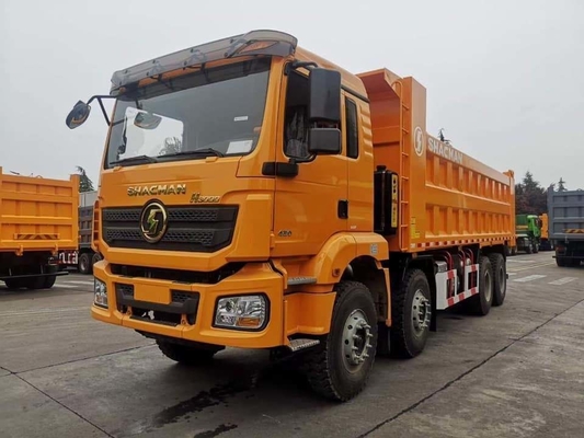 Shacman H3000 Usado 8X4 12 ruedas camión de descarga con levantamiento hidráulico de volante ventral