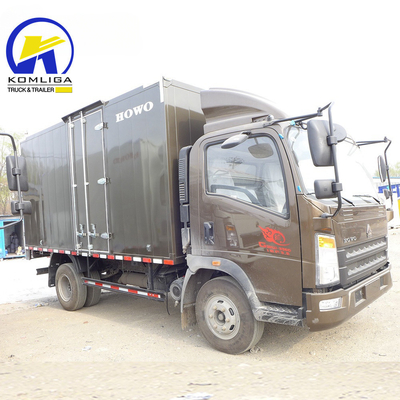 Sinotruk HOWO Hohan Cdw 4X2 Mini Van Box Cargo camión de 3 toneladas para 150 caballos de fuerza