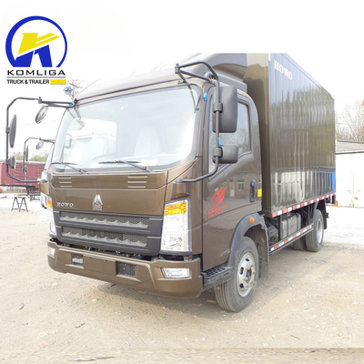 Sinotruk HOWO Hohan Cdw 4X2 Mini Van Box Cargo camión de 3 toneladas para 150 caballos de fuerza