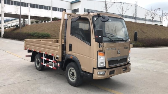 Dongfeng Sinotruk HOWO Pequeño camión de 6 neumáticos 4x2 de 10 m3 con diseño de neumáticos sin tubos