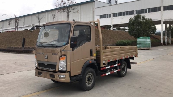 Dongfeng Sinotruk HOWO Pequeño camión de 6 neumáticos 4x2 de 10 m3 con diseño de neumáticos sin tubos