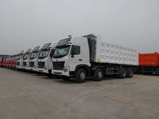 Sinotruk HOWO 8X4 camión de descarga de tiradores con Wd615 certificado por el DOT.47Motor de.D12.42