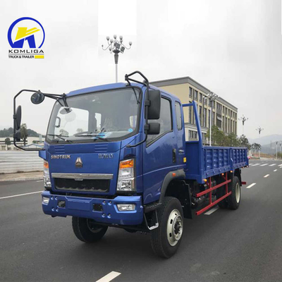Sinotruk 4X2 6 ruedas 5 toneladas Pequeño camión de carga ligero mini con Yn4102qbzl modelo de motor