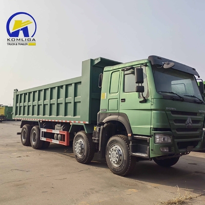 8X4 12 ruedas 60ton Sinotruck tirador de descarga 371HP HOWO camión de descarga para la construcción