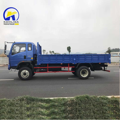 Petición personalizada HOWO Camión ligero 4X2 6 ruedas Camión de carga de descarga Capacidad de carga 1-10t