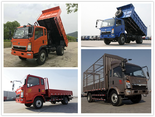 Sinotruk/HOWO 4X2 5 toneladas/10 toneladas de refrigerador de transporte de carga de refrigeración con aire acondicionado de cabina