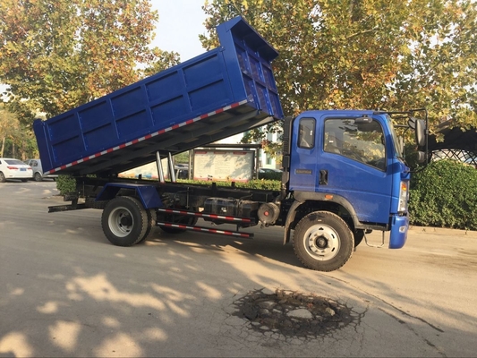 Sinotruk Rojo HOWO 4X2 Mini camión de carga camión de descarga para el transporte de pequeñas cargas