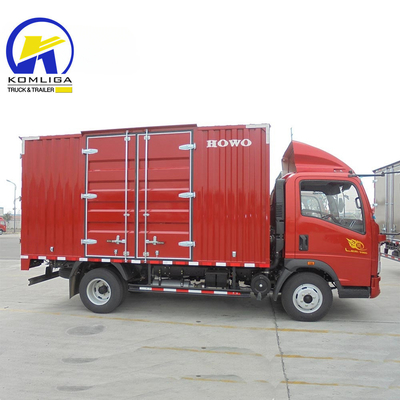 Sinotruk HOWO 4X2 camión de carga con transmisión manual y capacidad de tanque de combustible de 120L
