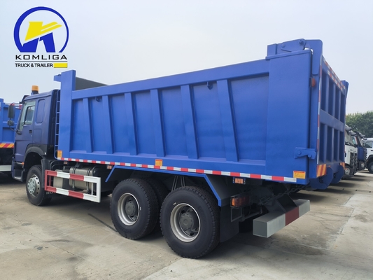 Capacidad de carga de 9 toneladas Sinotruk HOWO 6X4 10 ruedas camión de descarga