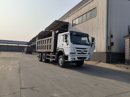Utilizado HOWO 6X4 10 ruedas camión de descarga con doble Alex y apoyo de piezas de repuesto técnicas