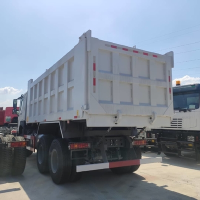 Utilizado HOWO 6X4 10 ruedas camión de descarga con diseño de neumáticos radiales y servicio postventa