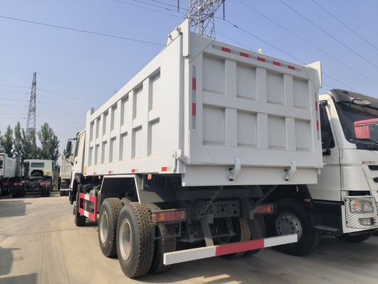 Buena venta de HOWO 6X4 10 ruedas usadas camión de basura con doble Alex en el mercado de África
