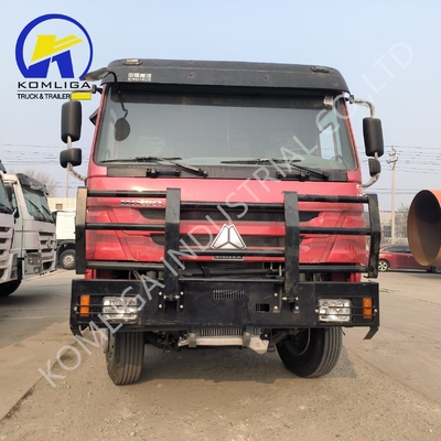 Camiones rojos 8X4 371 CV 375 CV 400 CV 420 CV Sinotruk Tipping Tipper Dumper camión de segunda mano y camión HOWO para el mercado africano