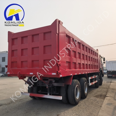 Camiones rojos 8X4 371 CV 375 CV 400 CV 420 CV Sinotruk Tipping Tipper Dumper camión de segunda mano y camión HOWO para el mercado africano