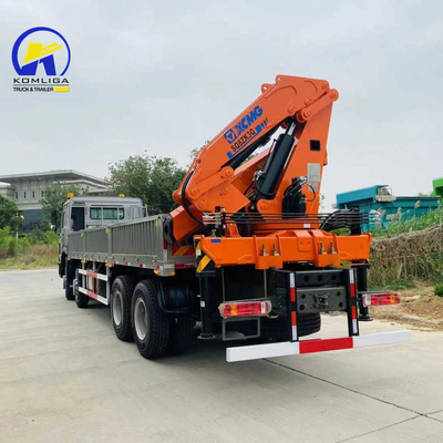 Repuestos técnicos de apoyo HOWO 6X4 4X2 camión de carga con grúa y capacidad del motor 4-6L