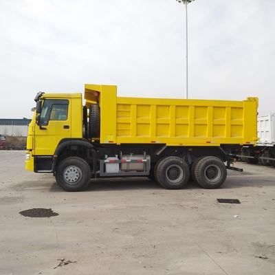 Utilizado HOWO 6X4 camión de descarga con 420 caballos de fuerza y 16 toneladas de capacidad de carga a un precio asequible