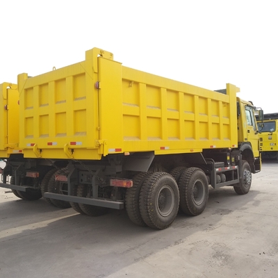 Utilizado HOWO 6X4 camión de descarga con 420 caballos de fuerza y 16 toneladas de capacidad de carga a un precio asequible