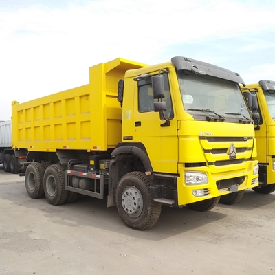 Utilizado HOWO 6X4 camión de descarga con 420 caballos de fuerza y 16 toneladas de capacidad de carga a un precio asequible