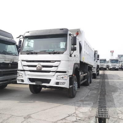 Utilizado HOWO 6X4 camión de descarga con 420 caballos de fuerza y 16 toneladas de capacidad de carga a un precio asequible