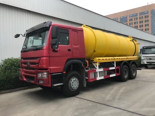 Sinotruck HOWO 6X4 4X2 8m3 10m3 12m3 15m3 Camión de aspiración de aguas residuales usado con aire acondicionado