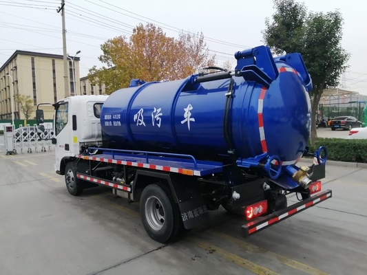Dongfeng 4X2 10m3 12000 litros camión de aspiración de vacío de alta presión con certificación CEE