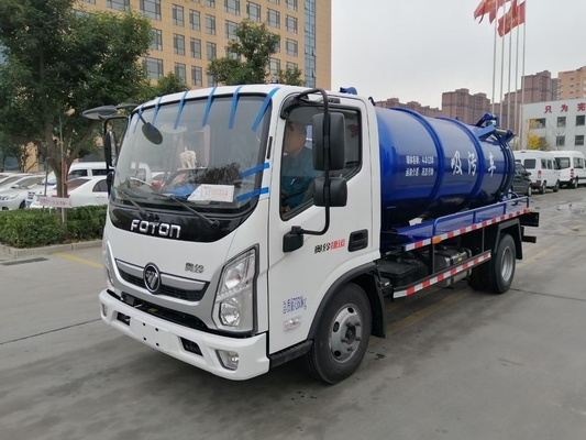Dongfeng 4X2 10m3 12000 litros camión de aspiración de vacío de alta presión con certificación CEE