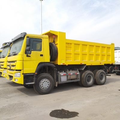 Sinotruk HOWO 6X4 10 ruedas de minería descargador tirador camión de descarga usado con motor potente