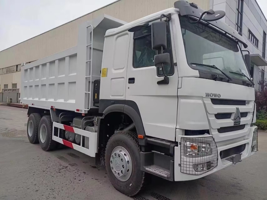Un dormitorio con aire acondicionado Sinotruk HOWO 6X4 10 ruedas Usado camión de basura de minería