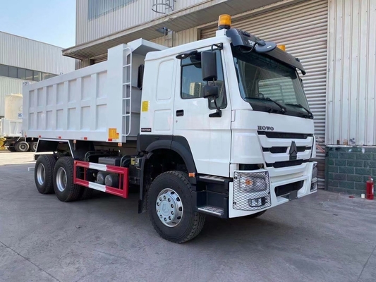 Sinotruk HOWO 6X4 usado camión de descarga de minería con sistema de dirección Zf8118