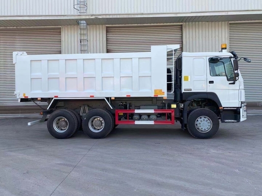 Sinotruk HOWO 6X4 usado camión de descarga de minería con sistema de dirección Zf8118