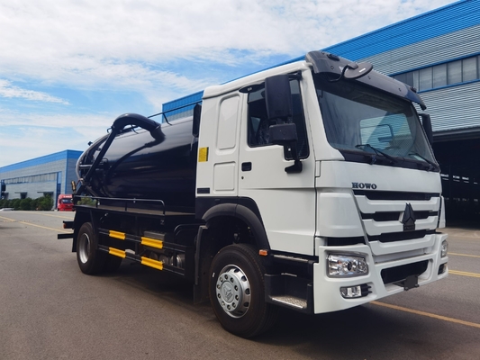Sinotruk HOWO 4X2 4m3 5m3 6m3 8m3 camión aspirador de aguas residuales para y 420HP
