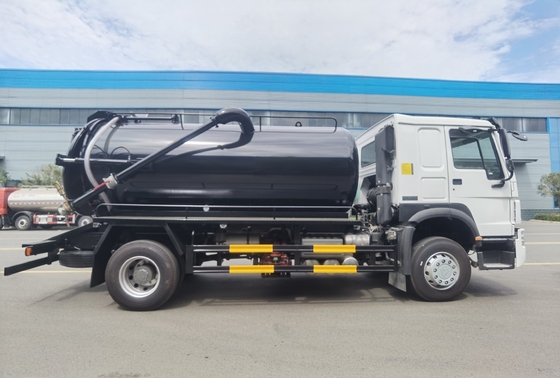 Sinotruk HOWO 4X2 4m3 5m3 6m3 8m3 camión aspirador de aguas residuales para y 420HP