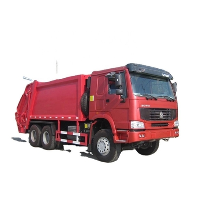 4Sinotruk HOWO 6X4 336HP camión de basura compactor de 20 toneladas con velocidad máxima de conducción Km/h 90