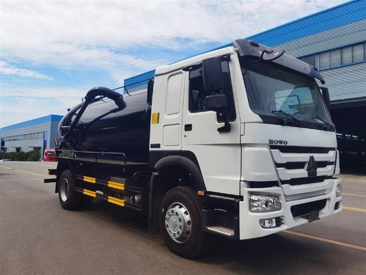 Sinotruk HOWO 4X2 5m3 10m3 Camiones sépticos usados con norma de emisiones Euro 2