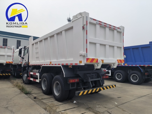 HOWO 10 ruedas 371 HP 6X4 Tipper Sinotruk camión de descarga usado con neumáticos radiales 1200r20