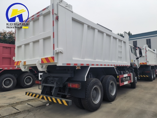 HOWO 10 ruedas 371 HP 6X4 Tipper Sinotruk camión de descarga usado con neumáticos radiales 1200r20
