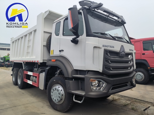 HOWO 10 ruedas 371 HP 6X4 Tipper Sinotruk camión de descarga usado con neumáticos radiales 1200r20