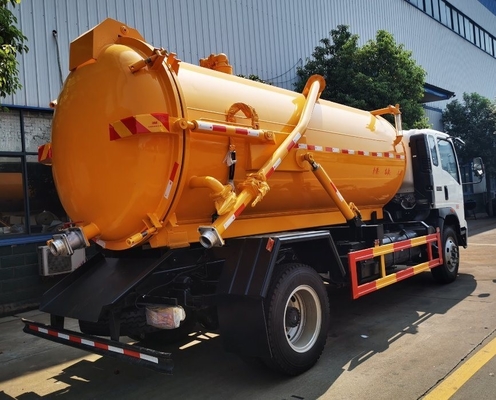 Sinotruk HOWO 4X2 5m3 10m3 Camiones sépticos usados con norma de emisiones Euro 2