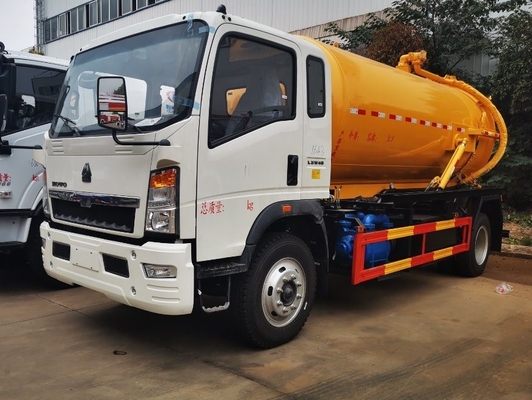 Mejor opción Sinotruk HOWO 4X2 camión de alcantarillado con modelo de motor Wd615