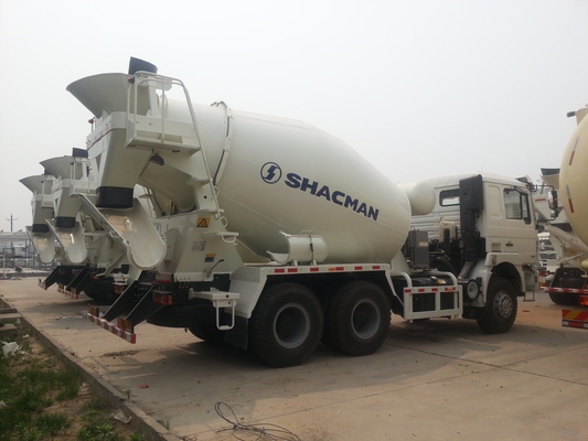 Shacman 6*4 8m3 10m3 camión mezclador de hormigón de cemento para proyectos de construcción pesados