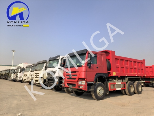 Tipo de transmisión manual Sinotruk utilizado HOWO 10 ruedas tirador 6X4 camión de minería
