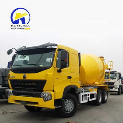 8560X2496X3800mm Usado HOWO 6cbm 8cbm 9cbm autocarga camión mezclador de hormigón con bomba
