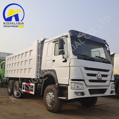 Un dormitorio con aire acondicionado Sinotruk HOWO 10 ruedas 371HP camión basurero 21-30t capacidad de carga