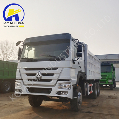 Un dormitorio con aire acondicionado Sinotruk HOWO 10 ruedas 371HP camión basurero 21-30t capacidad de carga