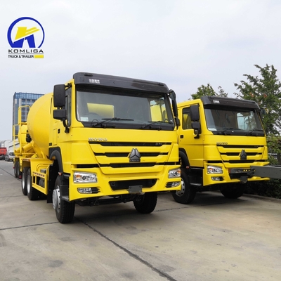 HF9 Eje delantero y cabina HW76 6X4 Dongfeng 10m3 camión mezclador de hormigón para la construcción