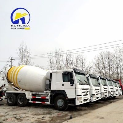 Sinotruck HOWO 8 cúbicos 10 cúbicos mezclador de hormigón camión con doble reducción eje de accionamiento