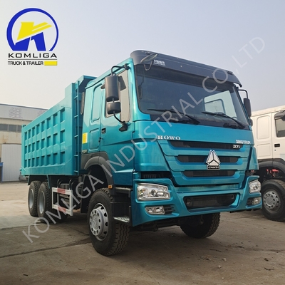 Estilo de elevación delantera HOWO 6X4 10 ruedas 371HP Mini Tipper camión de basura usado a un precio asequible