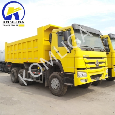 Rueda de conducción LHD/RHD Sinotruk HOWO 6X4 10 ruedas 371HP Mini Tipper camión de basura usado