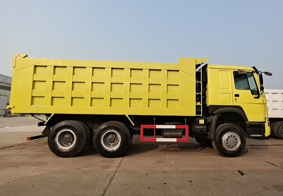 Rueda de conducción LHD/RHD Sinotruk HOWO 6X4 10 ruedas 371HP Mini Tipper camión de basura usado